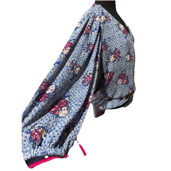 The Odells V-Neck Wrap Top Anthropologie XL - Picture 10 of 15